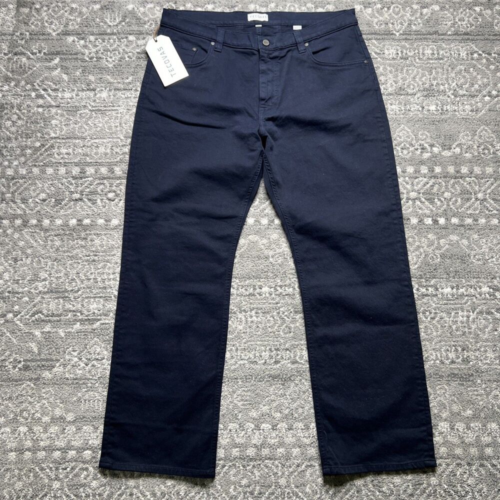 Tecovas NWT Straight Leg Comfort Jean Men's 40x30 Navy Blue Western USA
